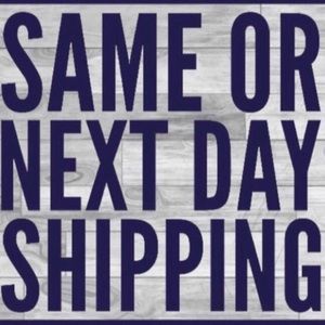 Same Day/Next Day Shipping